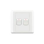 HEE New Classic 2 Gang 1 Way Switch