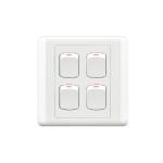 HEE New Classic 4 Gang 1 Way Switch