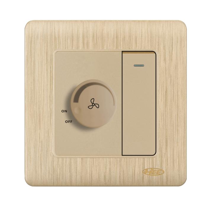 HEE Rose Gold Fan Dimmer with Switch