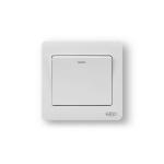 HEE Rose White 1 Gang 2 Way Switch
