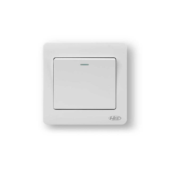 HEE Rose White 1 Gang 2 Way Switch