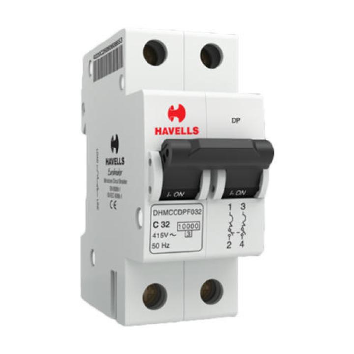 Havells Double Pole 10KA MCB